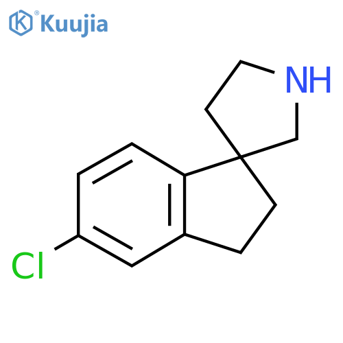 5-Chloro-2,3-dihydrospiro[indene-1,3'-pyrrolidine] structure