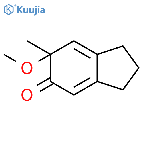 5H-Inden-5-one, 1,2,3,6-tetrahydro-6-methoxy-6-methyl- structure
