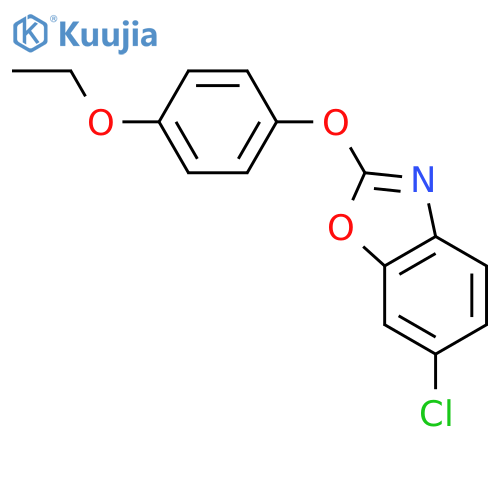 6-chloro-2-(4-ethoxyphenoxy)-1,3-benzoxazole structure