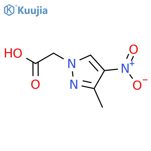 (3-methyl-4-nitro-1H-pyrazol-1-yl)acetic acid structure