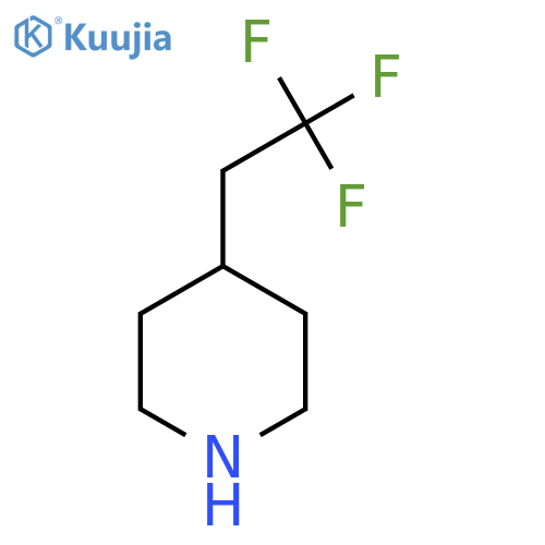 4-(2,2,2-Trifluoroethyl)piperidine structure