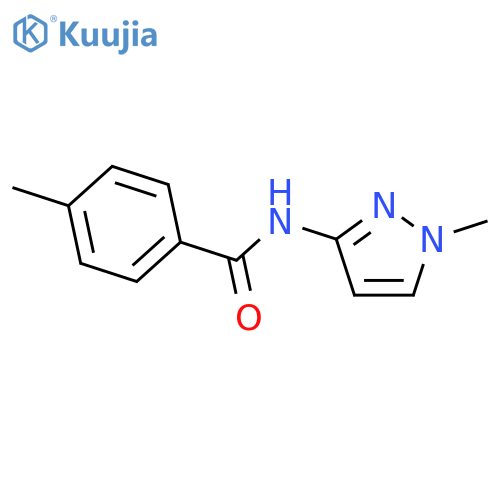4-Methyl-N-(1-methyl-1H-pyrazol-3-yl)-benzamide structure