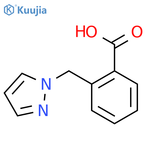 2-(1H-pyrazol-1-ylmethyl)benzoic Acid structure