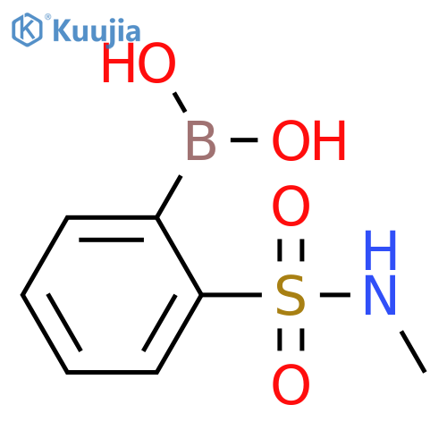 (2-(Methylamino)sulfonylphenyl)boronic Acid structure