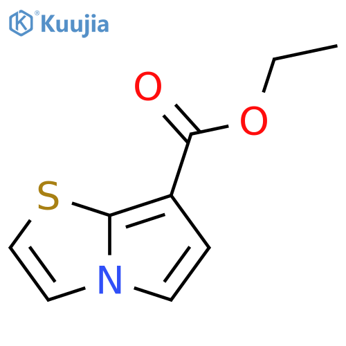 Pyrrolo[2,1-b]thiazole-7-carboxylic acid ethyl ester structure