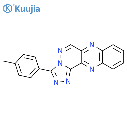1,2,4-Triazolo[4',3':1,6]pyridazino[4,5-b]quinoxaline, 3-(4-methylphenyl)- structure