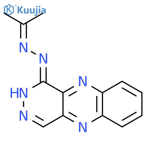 Pyridazino[4,5-b]quinoxalin-1(2H)-one, (1-methylethylidene)hydrazone structure