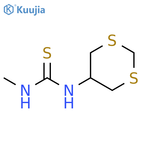 Thiourea, N-1,3-dithian-5-yl-N'-methyl- structure
