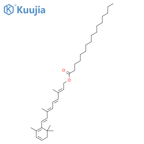 Retinol,3,4-didehydro-, hexadecanoate (9CI) structure