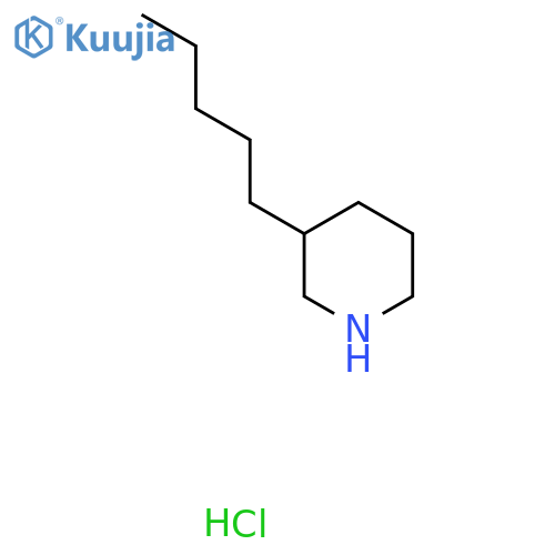 3-Pentylpiperidine hydrochloride structure
