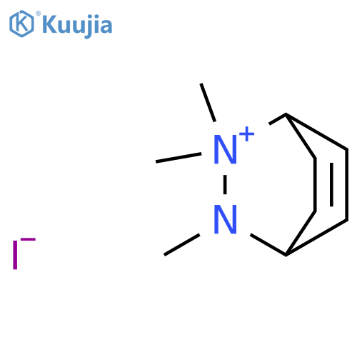 3-Aza-2-azoniabicyclo[2.2.2]oct-5-ene, 2,2,3-trimethyl-, iodide structure