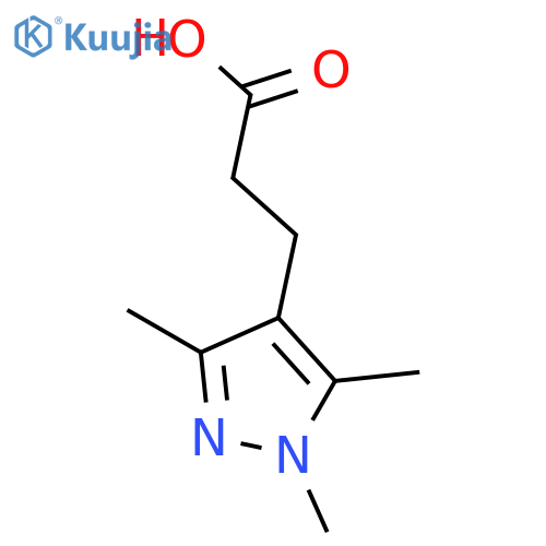 3-(1,3,5-Trimethyl-1H-pyrazol-4-yl)propanoic Acid structure