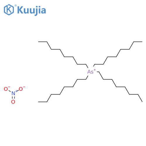 Arsonium, tetraoctyl-, nitrate structure