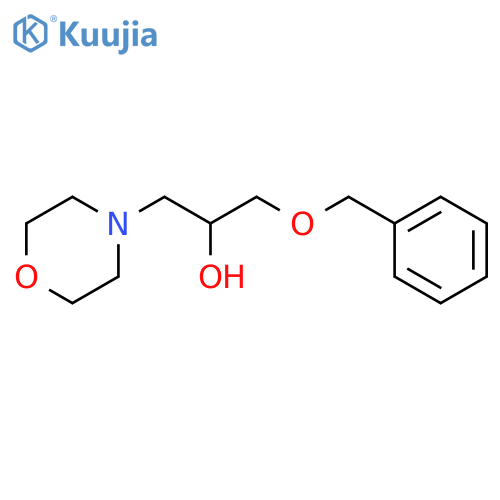 1-(benzyloxy)-3-(morpholin-4-yl)propan-2-ol structure