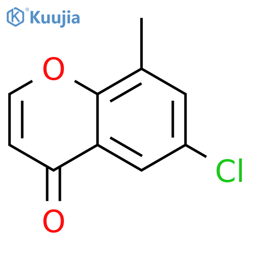 4H-1-Benzopyran-4-one, 6-chloro-8-methyl- structure