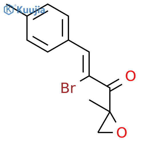 2-Propen-1-one, 2-bromo-1-(2-methyloxiranyl)-3-(4-methylphenyl)-, (Z)- structure
