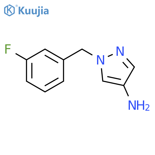1-(3-Fluorobenzyl)-1h-pyrazol-4-amine Dihydrochloride structure