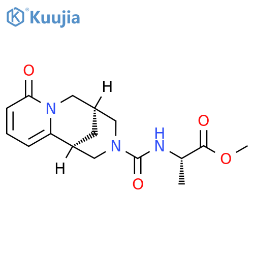(S)-methyl 2-((1R,5R)-8-oxo-2,3,4,5,6,8-hexahydro-1H-1,5-methanopyrido[1,2-a][1,5]diazocine-3-carboxamido)propanoate structure