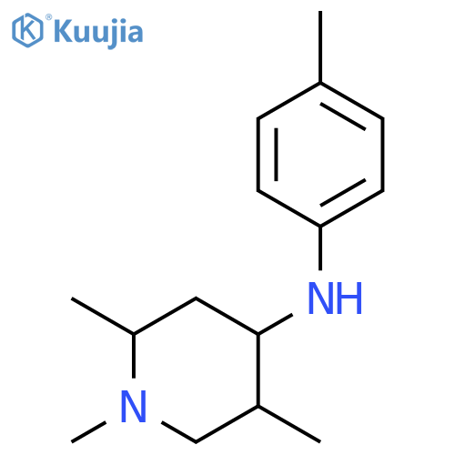 4-Piperidinamine, 1,2,5-trimethyl-N-(4-methylphenyl)- structure