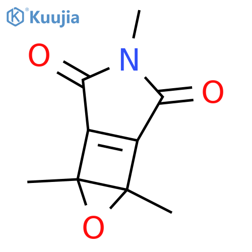 3-Oxa-7-azatricyclo[3.3.0.02,4]oct-1(5)-ene-6,8-dione, 2,4,7-trimethyl- structure