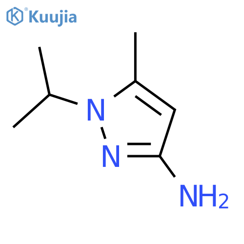 1-isopropyl-5-methyl-1H-pyrazol-3-amine structure