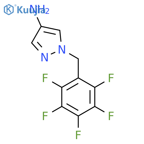 1-(Pentafluorobenzyl)-1H-pyrazol-4-amine structure