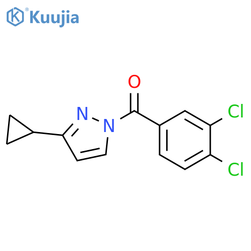 (3-CYCLOPROPYL-1H-PYRAZOL-1-YL)(3,4-DICHLOROPHENYL)METHANONE structure