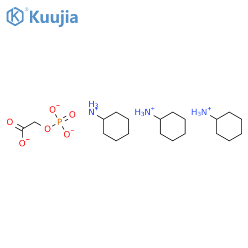 phosphoglycolic acid tri*(monocyclohexylammonium) structure