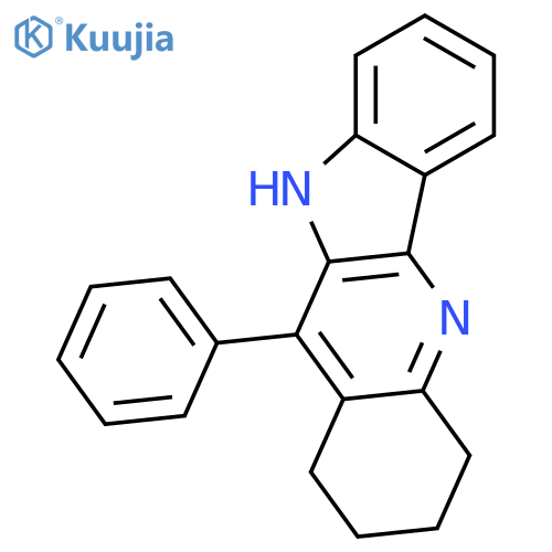1H-Quindoline, 2,3,4,10-tetrahydro-11-phenyl- structure