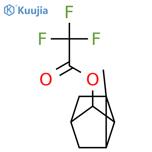 Acetic acid, trifluoro-, 1-methyltricyclo[2.2.1.02,6]hept-3-yl ester structure
