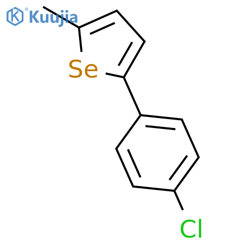 Selenophene, 2-(4-chlorophenyl)-5-methyl- structure