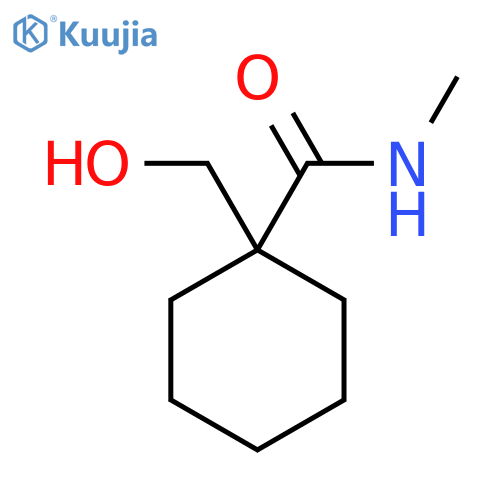 Cyclohexanecarboxamide, 1-(hydroxymethyl)-N-methyl- structure