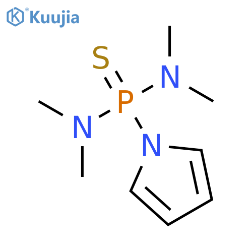 Phosphonothioic diamide, N,N,N',N'-tetramethyl-P-1H-pyrrol-1-yl- structure