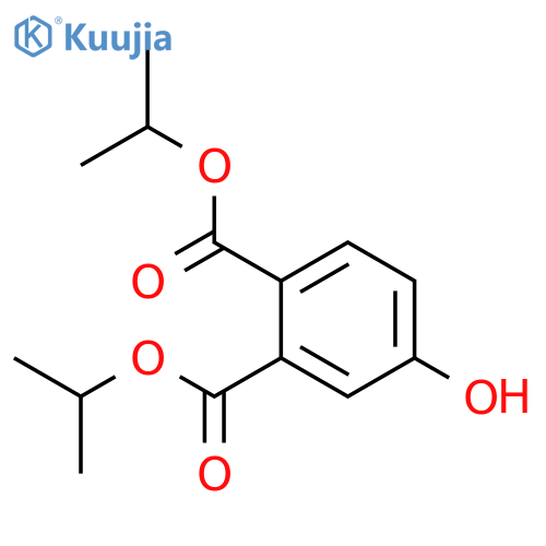1,2-Benzenedicarboxylic acid, 4-hydroxy-, bis(1-methylethyl) ester structure