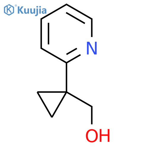 1-(pyridin-2-yl)cyclopropylmethanol structure