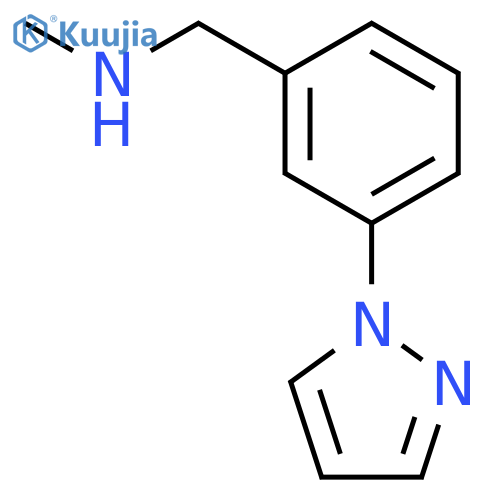 N-methyl-1-3-(1H-pyrazol-1-yl)phenylmethanamine Hydrochloride structure