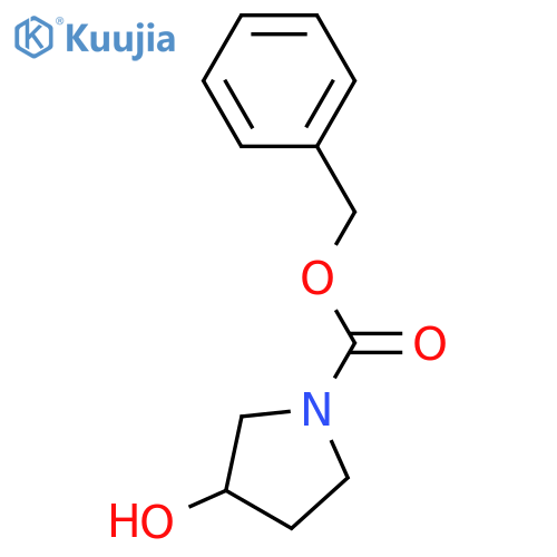 Benzyl 3-hydroxypyrrolidine-1-carboxylate structure