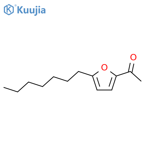 1-(5-Heptyl-2-furyl)ethanone structure