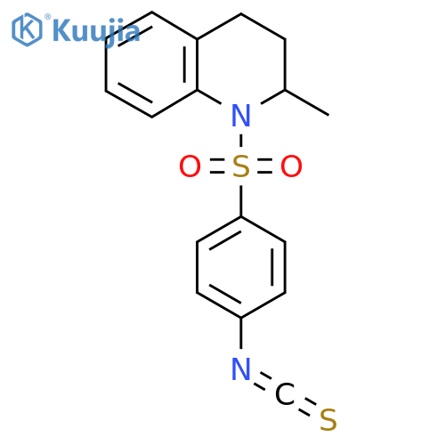 1-(4-Isothiocyanatophenyl)sulfonyl-2-methyl-1,2,3,4-tetrahydroquinoline structure