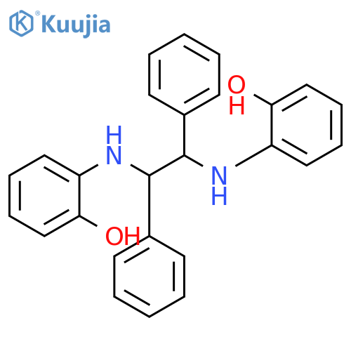 Phenol, 2,2'-[(1,2-diphenyl-1,2-ethanediyl)diimino]bis- structure