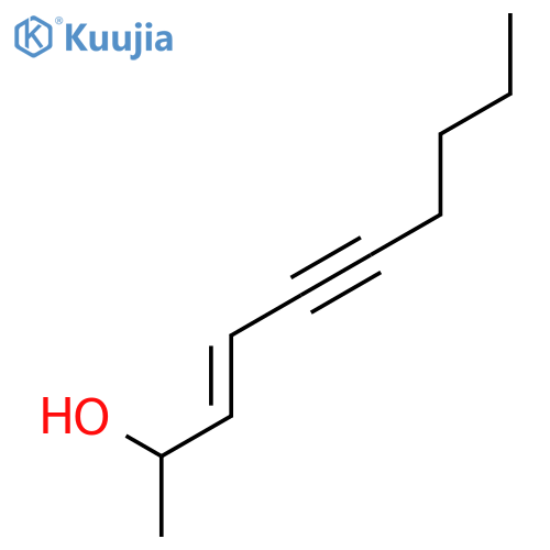3-Decen-5-yn-2-ol, (E)- structure