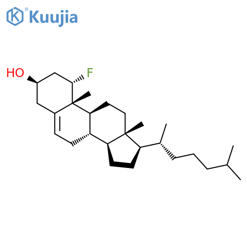 Cholest-5-en-3-ol, 1-fluoro-, (1a,3b)- structure