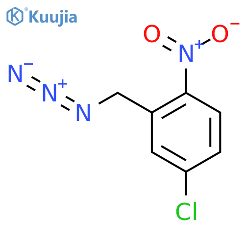 2-(Azidomethyl)-4-chloro-1-nitrobenzene structure