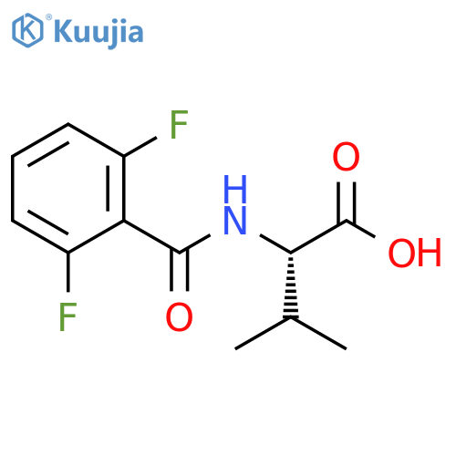 L-Valine, N-(2,6-difluorobenzoyl)- structure
