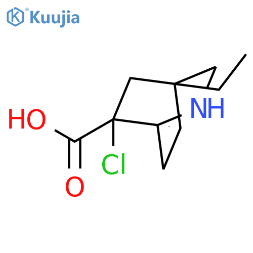 2-Azabicyclo[2.2.2]oct-7-ene-6-carboxylic acid, 6-chloro-4-ethyl- structure