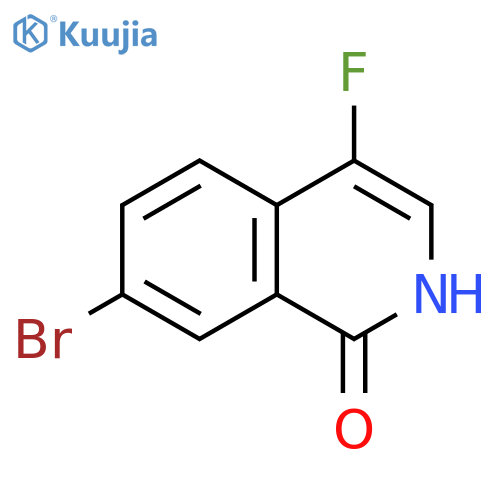 7-bromo-4-fluoro-2H-isoquinolin-1-one structure
