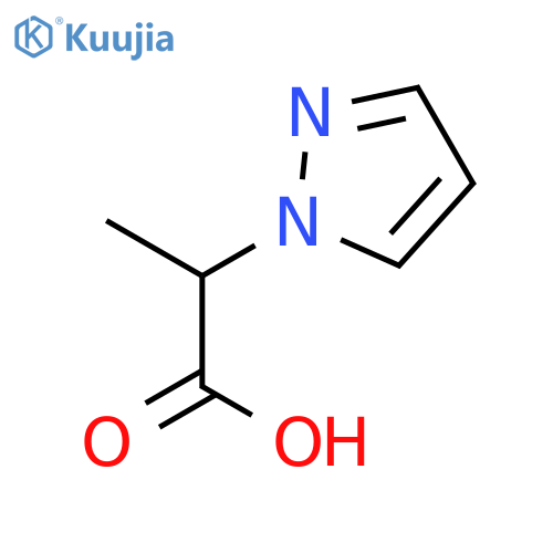 2-(1H-Pyrazol-1-yl)propanoic acid structure