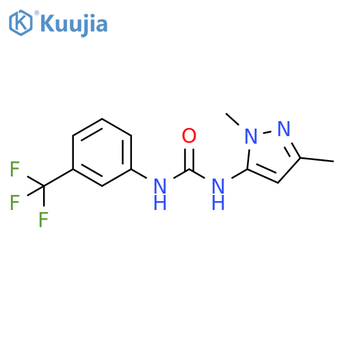 N-(1,3-Dimethyl-1H-pyrazol-5-yl)-N'-3-(trifluoromethyl)phenylurea structure