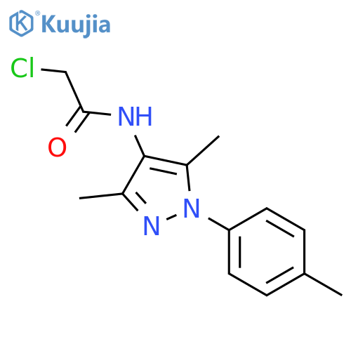 2-Chloro-N-3,5-Dimethyl-1-(4-Methylphenyl)-1h-Pyrazol-4-YlAcetamide structure