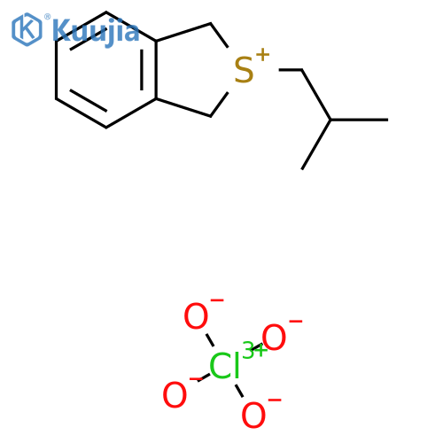 Benzo[c]thiophenium, 1,3-dihydro-2-(2-methylpropyl)-, perchlorate structure